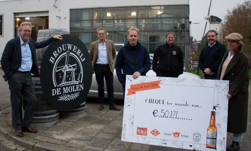 Geniet en Geef bier van de Molen opbrengst